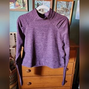 Prana Women's Heathered Purple Sweatshirt